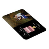 Gratis Cake Funny Modern Photo Wedding Save the Da Magneet (Rechterzijde)