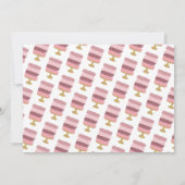 Gratis Cake Funny Modern Photo Wedding Save the Da Save The Date (Achterkant)