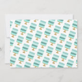 Gratis Cake Funny Modern Photo Wedding Save the Da Save The Date (Achterkant)