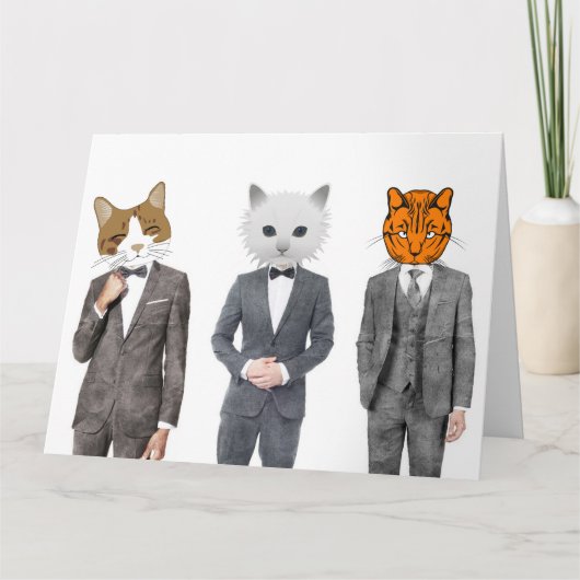 GRATIS CAT DAD "CAT GUY"-KAARTEN VOOR HEM KAART (Voorkant)