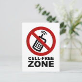 Gratis celtelefonie briefkaart (Staand voorkant)