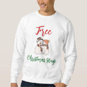 Gratis Christmas Hugs Sweatshirt (Voorkant)