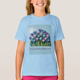 Gratis Comic Book Day Bloemen Meisjes T-shirt