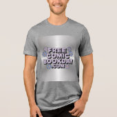 Gratis Comic Book Day Grijs T-shirt (Voorkant)