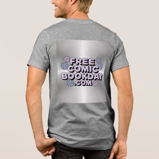 Gratis Comic Book Day Grijs T-shirt (Achterkant)