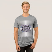 Gratis Comic Book Day Grijs T-shirt (Voorkant volledig)