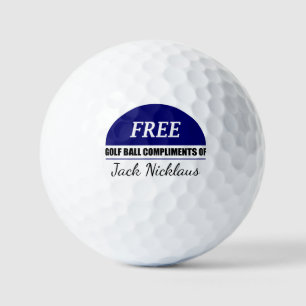 Gratis compliment kampioen Gepersonaliseerd bewerk Golfballen