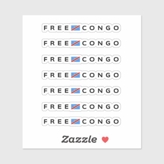 Gratis Congo Pack Sticker (Vel)