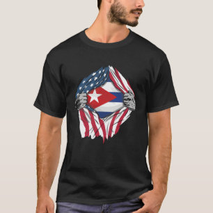 Gratis Cuba Amerikaanse vlag Cuba vlag ontwerp Cub T-shirt