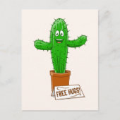 Gratis Cuctus knuffels grappig Briefkaart (Voorkant)