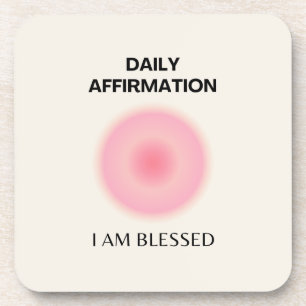 Gratis Daily Affirmation Positieve Spirituele Bier Onderzetter