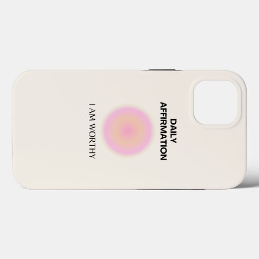 Gratis Daily Affirmation Positieve Spirituele Case-Mate iPhone Case (Achterkant (horizontaal))