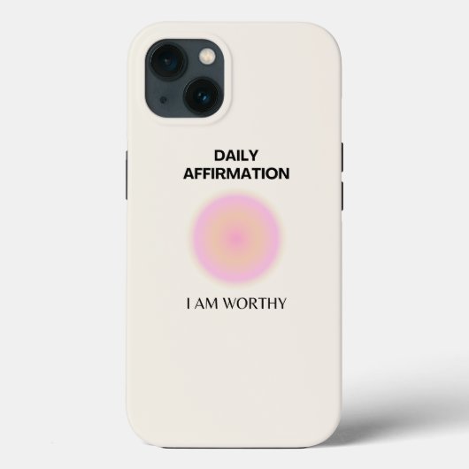 Gratis Daily Affirmation Positieve Spirituele Case-Mate iPhone Case (Achterkant)