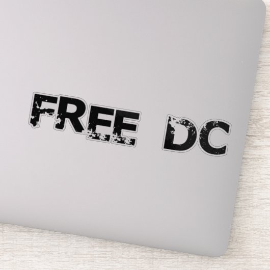 Gratis DC De Sandwich Guy Washington Gratis DC Sticker (Detail)