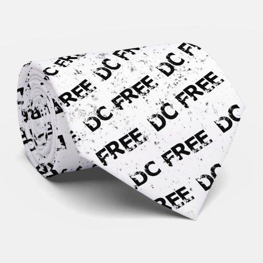 Gratis DC De Sandwich Guy Washington Gratis DC Stropdas (Opgerold)