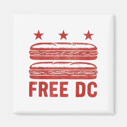 Gratis DC Sub Sandwich DC Sandwich Guy Magneet (Voorkant)