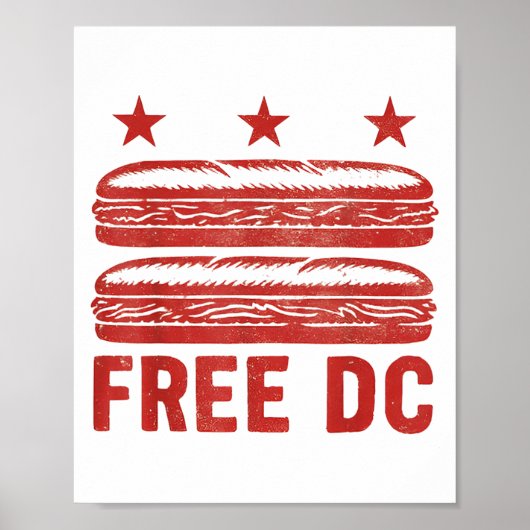 Gratis DC Sub Sandwich DC Sandwich Guy Poster (Voorkant)