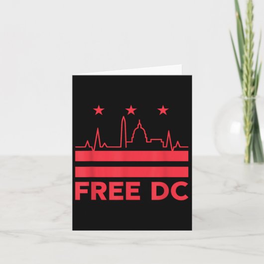  Gratis DC Washington Retro Protect Home Rule Kaart (Voorkant)