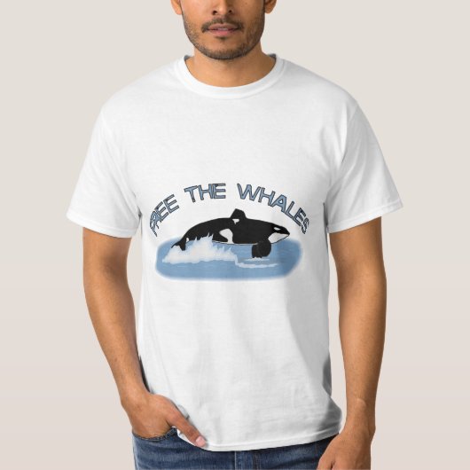 Gratis de walvissen t-shirt (Voorkant)