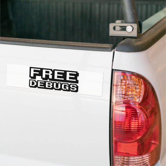 GRATIS DEBUGS BUMPERSTICKER (Op Truck)