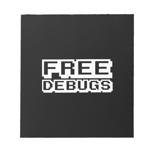 GRATIS DEBUGS NOTITIEBLOK (Voorkant)