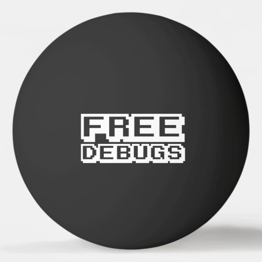 GRATIS DEBUGS PONG BALL (Achterkant)