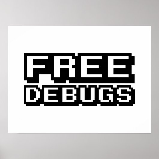 GRATIS DEBUGS POSTER (Voorkant)