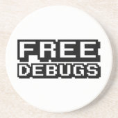 GRATIS DEBUGS ZANDSTEEN ONDERZETTER (Voorkant)