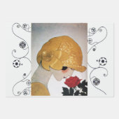 GRATIS DECO VROUWENPORTRAITS Mode van parfumeschoo Inpakpapier Vel (Voorkant 2)