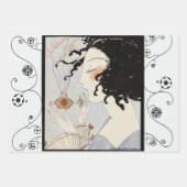 GRATIS DECO VROUWENPORTRAITS Mode van parfumeschoo Inpakpapier Vel (Voorkant)