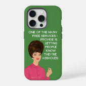 Gratis diensten. iPhone hoesje (Achterkant)