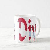 GRATIS DIVE-duik voor duikers Koffiemok (Voorkant rechts)