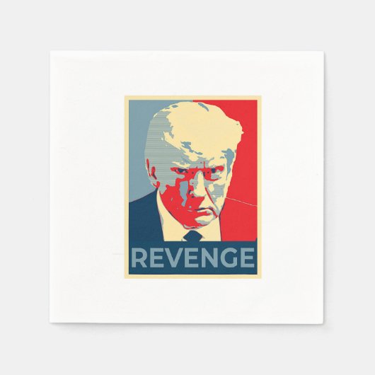 Gratis Donald Trump mok schoot republican revanche Servet (Voorkant)