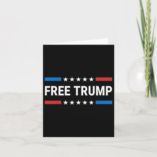 Gratis Donald Trump Republica Support Pro Trump Am Kaart (Voorkant)