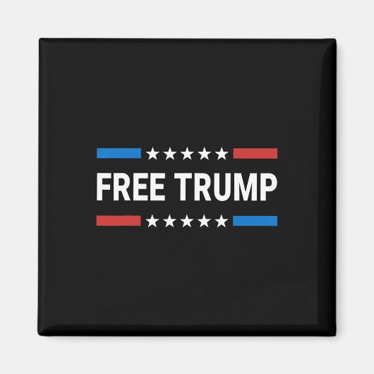 Gratis Donald Trump Republica Support Pro Trump Am Magneet (Voorkant)