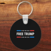 Gratis Donald Trump Republica Support Pro Trump Am Sleutelhanger (Voorkant)