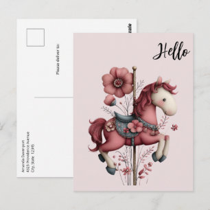 Gratis Draaimolen Paard Afbeelding Briefkaart