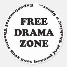 Gratis Drama Zone Sticker