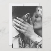 Gratis drankjes Cocktail foto Grappige bruiloft Save The Date (Achterkant)