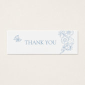 Gratis drink trouwvoucher kaart fleur de lis blauw (Voorkant)