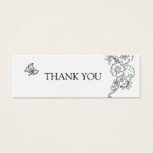 Gratis drink trouwvoucher kaart fleur de lis mono (Voorkant)