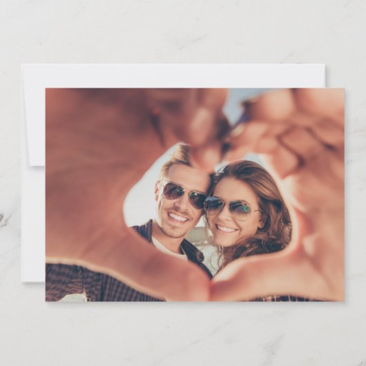 Gratis Drinken Blush roze foto Weddenschap Save th Save The Date (Achterkant)