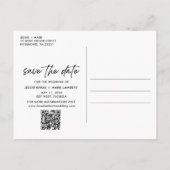 Gratis Drinken Champagne Glass Wedding Save the Da Aankondigingskaart (Achterkant)