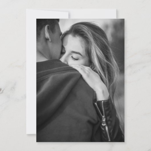 Gratis drinken cocktail foto bruiloft save the date (Achterkant)