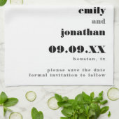 Gratis Drinken die met geld trouwen sparen de datu Theedoek (Gevouwen)