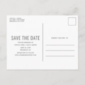 Gratis Drinken en een Wedding Funny Save the Date Aankondigingskaart (Achterkant)