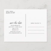 Gratis Drinken Foto Funny Wedding Save the Date Aankondigingskaart (Achterkant)