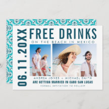 Gratis Drinken Foto Mexico Beach Wedding