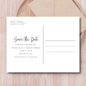 Gratis Drinken Funny Photo Wedding Save the Date Aankondigingskaart