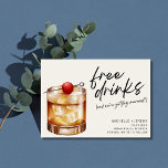 Gratis Drinken Funny Wedding Save The Date met Fot<br><div class="desc">Kondig uw bruiloft in stijl aan met onze gratis Drinken Funny Wedding Save the Date met een charmant "Old Fashioned" ambachtelijk cocktailontwerp! Perfect voor koppels die houden van een goede lach en geweldige cocktails, deze save the date is zeker om de aandacht van uw gasten te vangen. De voorkant bevat...</div>